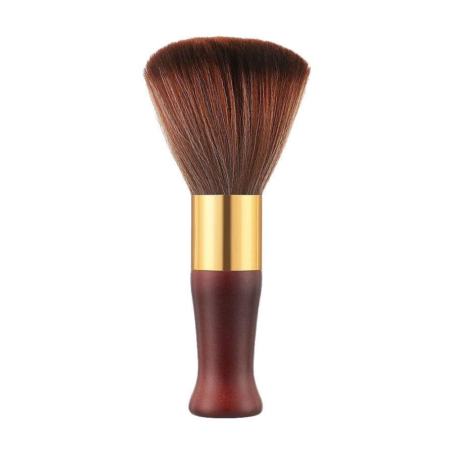 Перукарська щітка для змітання волосся Cosmo Shop Barber Brush дерев'яна ручка, 19*5 см, 1 шт (CS603)